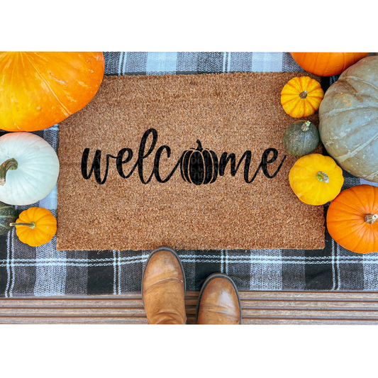 Pumpkin Welcome - Doormat