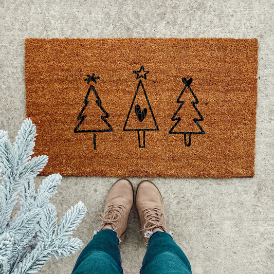 Festive Trees - Doormat