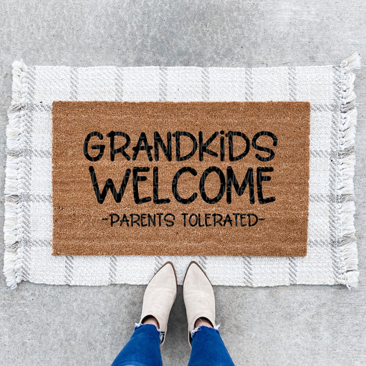 Grandkids Welcome - Doormat